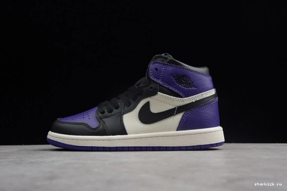 'Court Retro 555088-501 OG Jordan Kid Kids 1 Air 555088-501 High  Purple' 0514